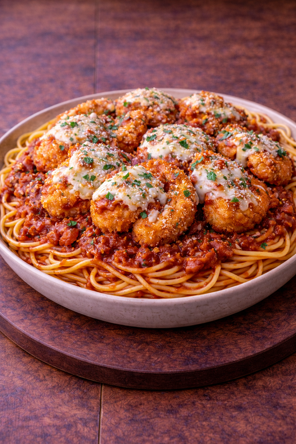 Fried Shrimp Parm