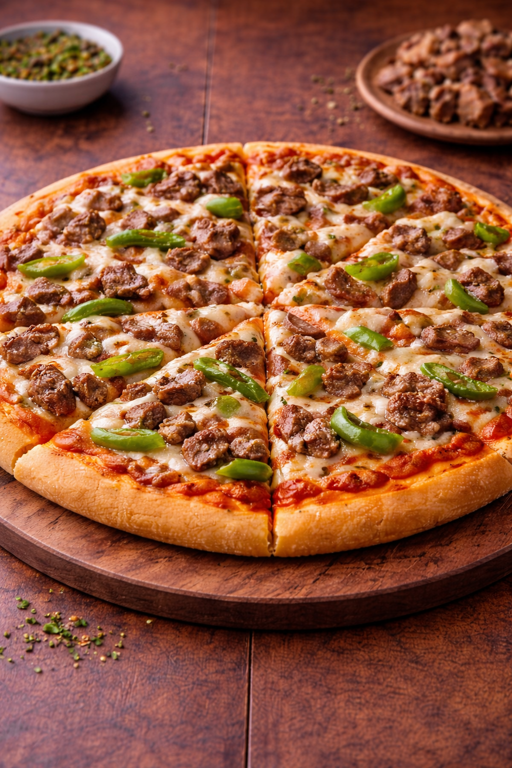Philly Cheesesteak Pizza